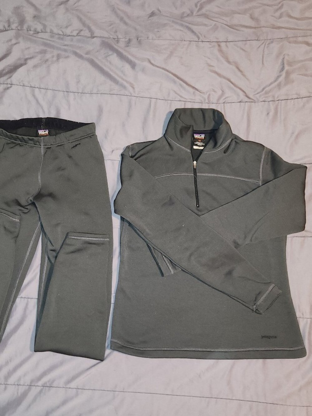 used, Ladies XS, Patagonia Capilene top & bottom